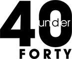 40 under Forty logo